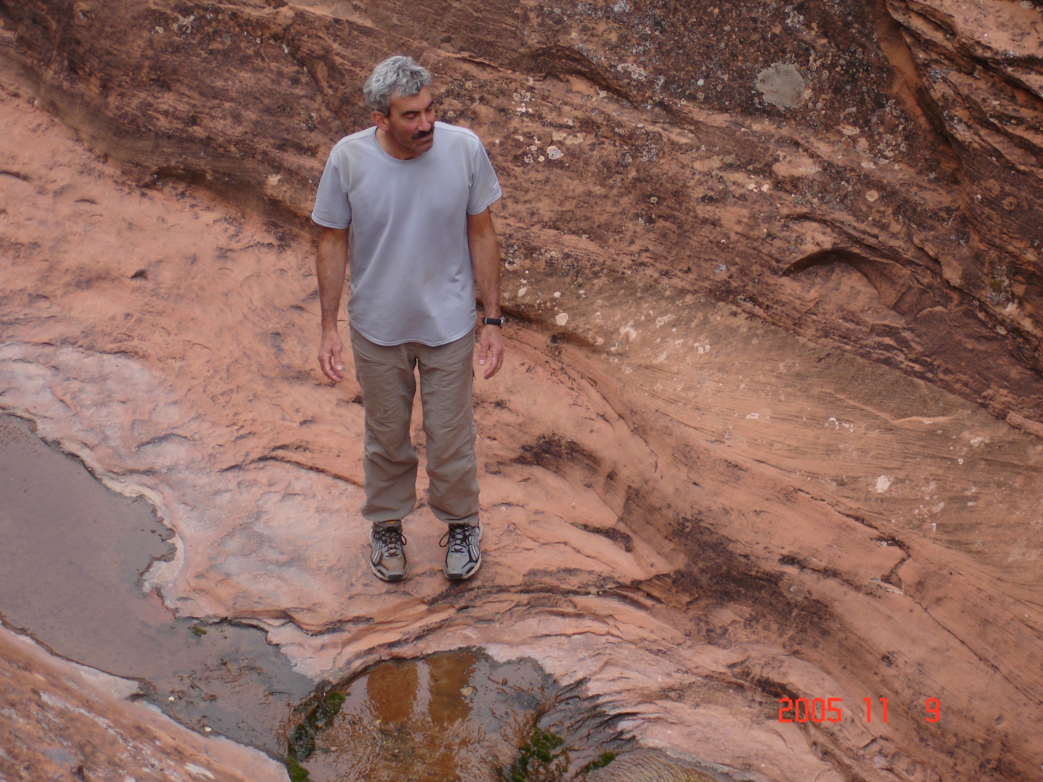 George Loewenstein standing in a canyon