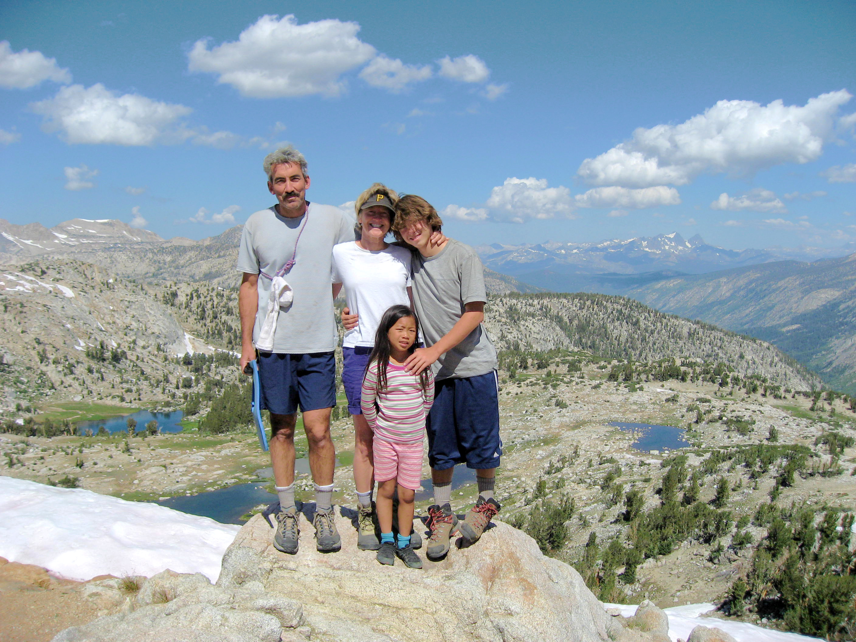 George Loewenstein hiking in the Sierras