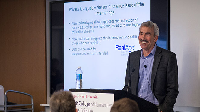 George Loewenstein giving a talk